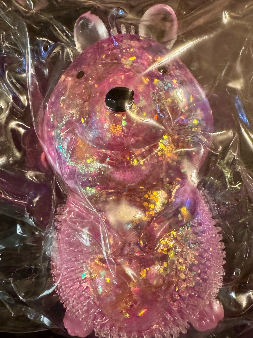 Sugar Swaps Quokka- Pink Glitter Squishy
